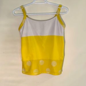 Lululemon Top size Small White & Yellow